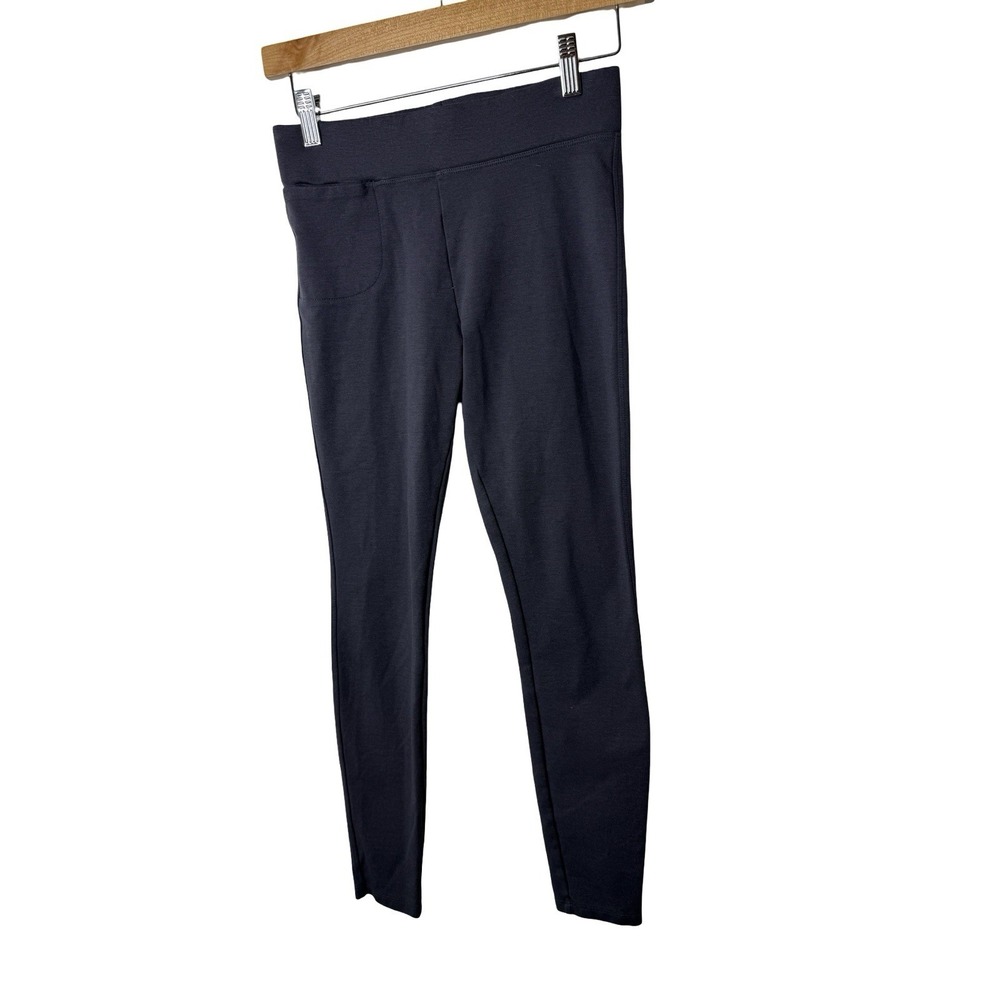 AMERICAN GIANT Ponte Slim Pants Gray Stretch Pull On Women's Size 0